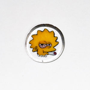 Malachi Wilkinson Stoned Lisa Simpson Coin