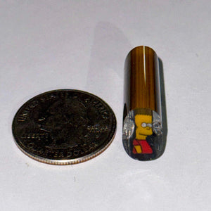 Dave Strobel Half Body Bart Simpson Cane