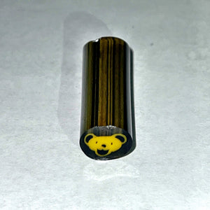 Beth James Yellow Dancing Bear Head Cane