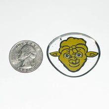 Load image into Gallery viewer, Rocko Glass Yoda v1 Coin

