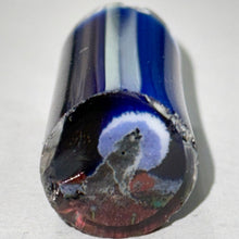 Load image into Gallery viewer, Firefox Glass Wolf Cane
