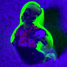 Load image into Gallery viewer, Stephen Boehme Taco Eating Alien Paperweight (UV)
