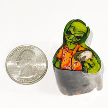 Load image into Gallery viewer, Stephen Boehme Taco Eating Alien Paperweight (UV)
