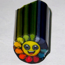 Load image into Gallery viewer, Stephen Boehme Happy Emoji Flower Cane
