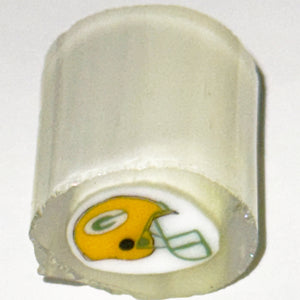 Andres Franco x Priscilla Hernandez Packers Helmet Cane