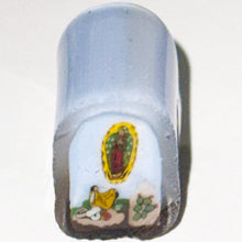 Load image into Gallery viewer, Andres Franco x Priscilla Hernandez Depiction of Juan Diego and La Virgen de Guadalupe Cane
