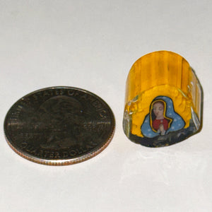 Andres Franco x Priscilla Hernandez La Virgen de Guadalupe Head Cane (Yellow)