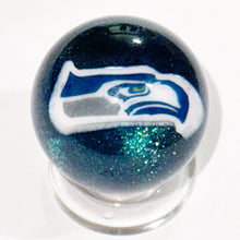 Load image into Gallery viewer, Keys Glass Seahawks Marble
