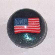 Load image into Gallery viewer, Keys Glass American Flag Marble
