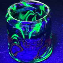 Load image into Gallery viewer, Stephen Boehme Blue Owl Jar (UV)

