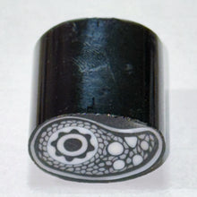 Load image into Gallery viewer, Adam Engleson Black &amp; White Paisley Cane
