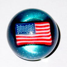 Load image into Gallery viewer, Keys Glass American Flag Marble

