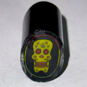 Dave Strobel Rasta Sugar Skull Cane
