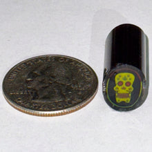 Load image into Gallery viewer, Dave Strobel Rasta Sugar Skull Cane
