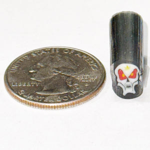Robin Culbertson Leaf Skull Cane