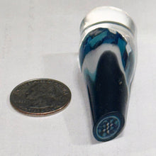 Load image into Gallery viewer, Erik Anders Blue Checkerboard End Cane
