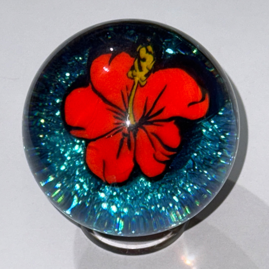 Malachi Wilkinson Large Hibiscus Flower Marble