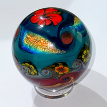 Load image into Gallery viewer, Malachi Wilkinson Hibiscus Flower Marble
