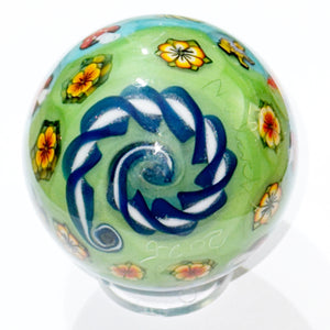 Malachi Wilkinson Large Flower Garden Marble