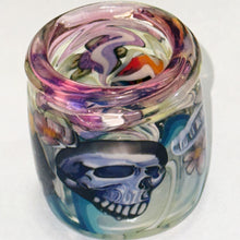 Load image into Gallery viewer, Stephen Boehme Blue Ogre Mask Jar
