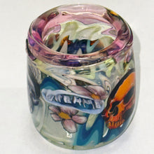 Load image into Gallery viewer, Stephen Boehme Blue Ogre Mask Jar
