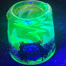 Load image into Gallery viewer, Stephen Boehme Blue Ogre Mask Jar
