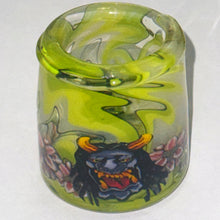 Load image into Gallery viewer, Stephen Boehme Blue Ogre Mask Jar

