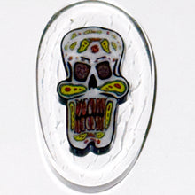 Load image into Gallery viewer, Dave Strobel x Arik Krunk x Hermit Glass Sugar Skull Coin
