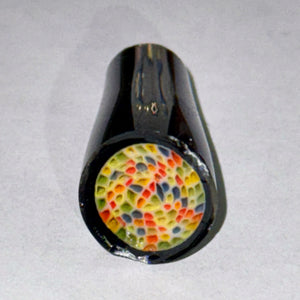 Dapo Glass Rainbow Honeycomb Cane