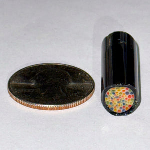 Dapo Glass Rainbow Honeycomb Cane