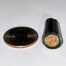 Load image into Gallery viewer, Dapo Glass Rainbow Honeycomb Cane
