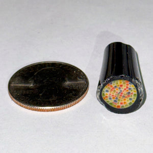 Dapo Glass Rainbow Honeycomb Cane