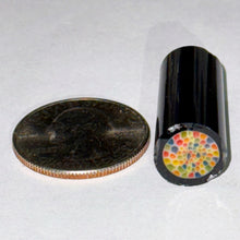 Load image into Gallery viewer, Dapo Glass Rainbow Honeycomb Cane
