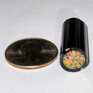 Dapo Glass Rainbow Honeycomb Cane