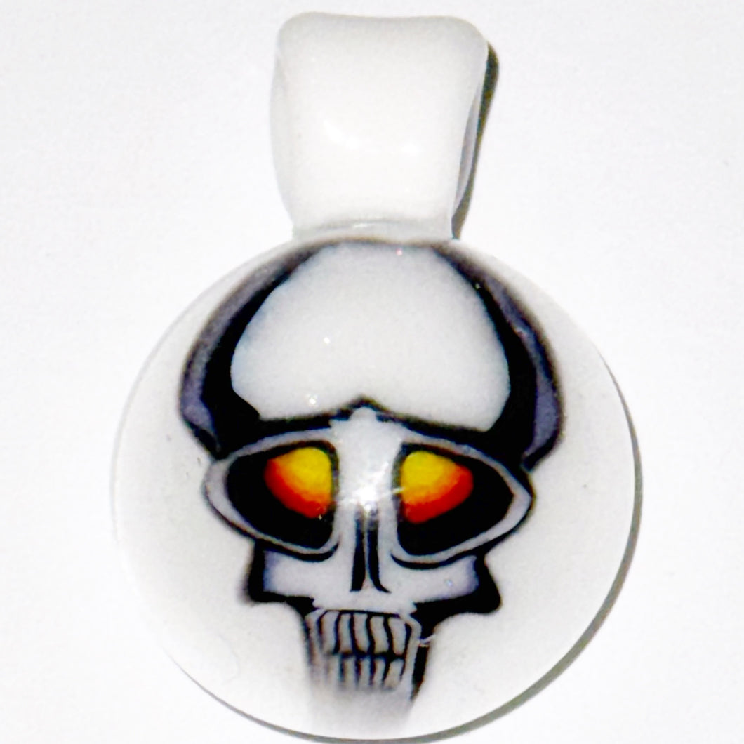 Dave Strobel AoxomoxoA Skull Pendant