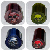 Load image into Gallery viewer, Stephen Boehme Colored Skulls Cane
