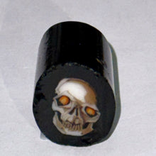 Load image into Gallery viewer, Stephen Boehme Skull Cane #3 (Black Background)
