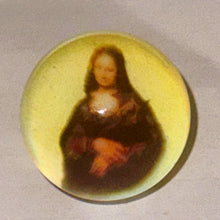 Load image into Gallery viewer, Keys Glass Mona Lisa Marble
