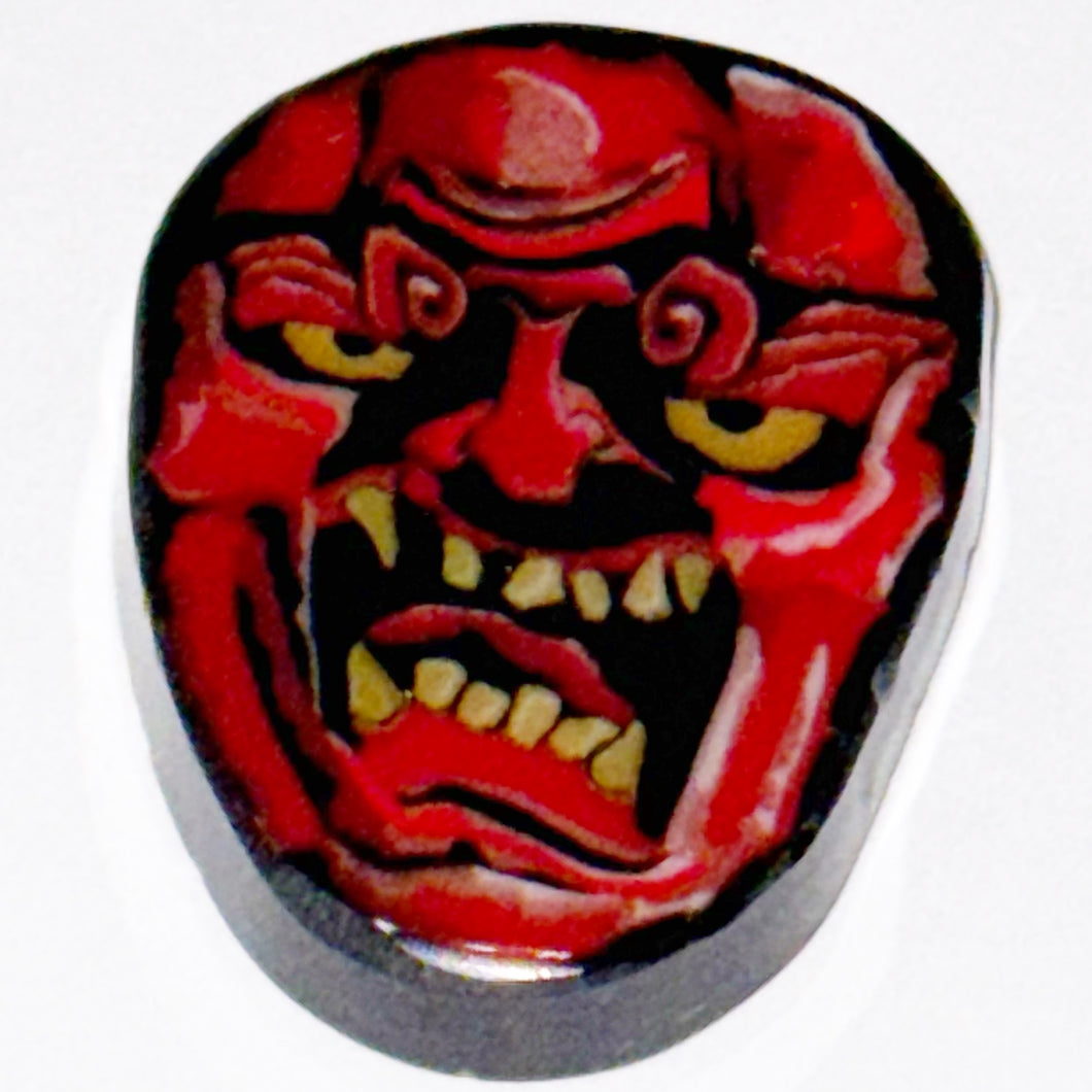 Stephen Boehme Red Japanese Noh Mask