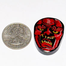 Load image into Gallery viewer, Stephen Boehme Red Japanese Noh Mask
