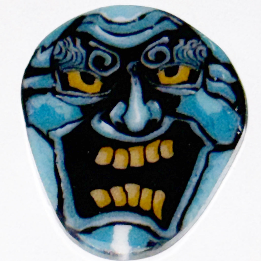 Stephen Boehme Blue Japanese Noh Mask