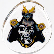 Load image into Gallery viewer, Stephen Boehme Samurai Skull Coin
