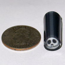 Load image into Gallery viewer, Rocko Glass Jack Skeleton Cane
