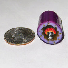 Load image into Gallery viewer, Stephen Boehme Bordered UV Mushroom Cane

