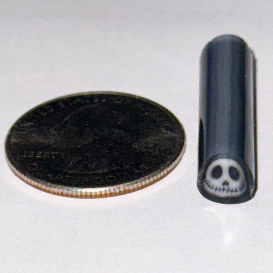 Rocko Glass Jack Skeleton Cane