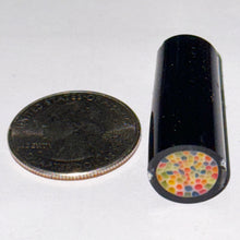 Load image into Gallery viewer, Dapo Glass Rainbow Honeycomb Cane
