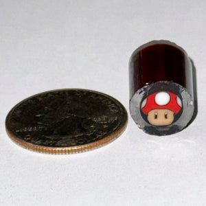 Michael McCluer Red Mario Mushroom Cane