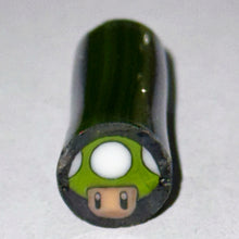Load image into Gallery viewer, Michael McCluer Green Mario Mushroom Cane
