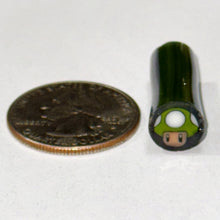 Load image into Gallery viewer, Michael McCluer Green Mario Mushroom Cane

