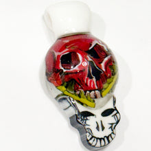 Load image into Gallery viewer, Stephen Boehme x Robert Koch Stealie Skull w/Roses Pendant
